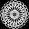 The Crafter's Workshop Scalloped Mandala Stencil, 12" x 12"
